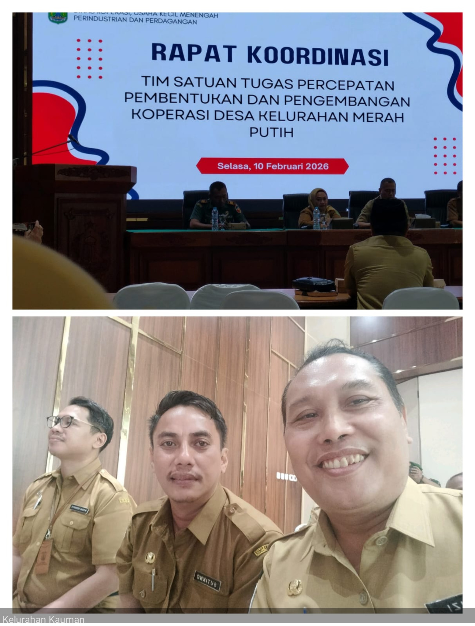 Rapat Koordinasi Bersama Tim Satuan Percepatan