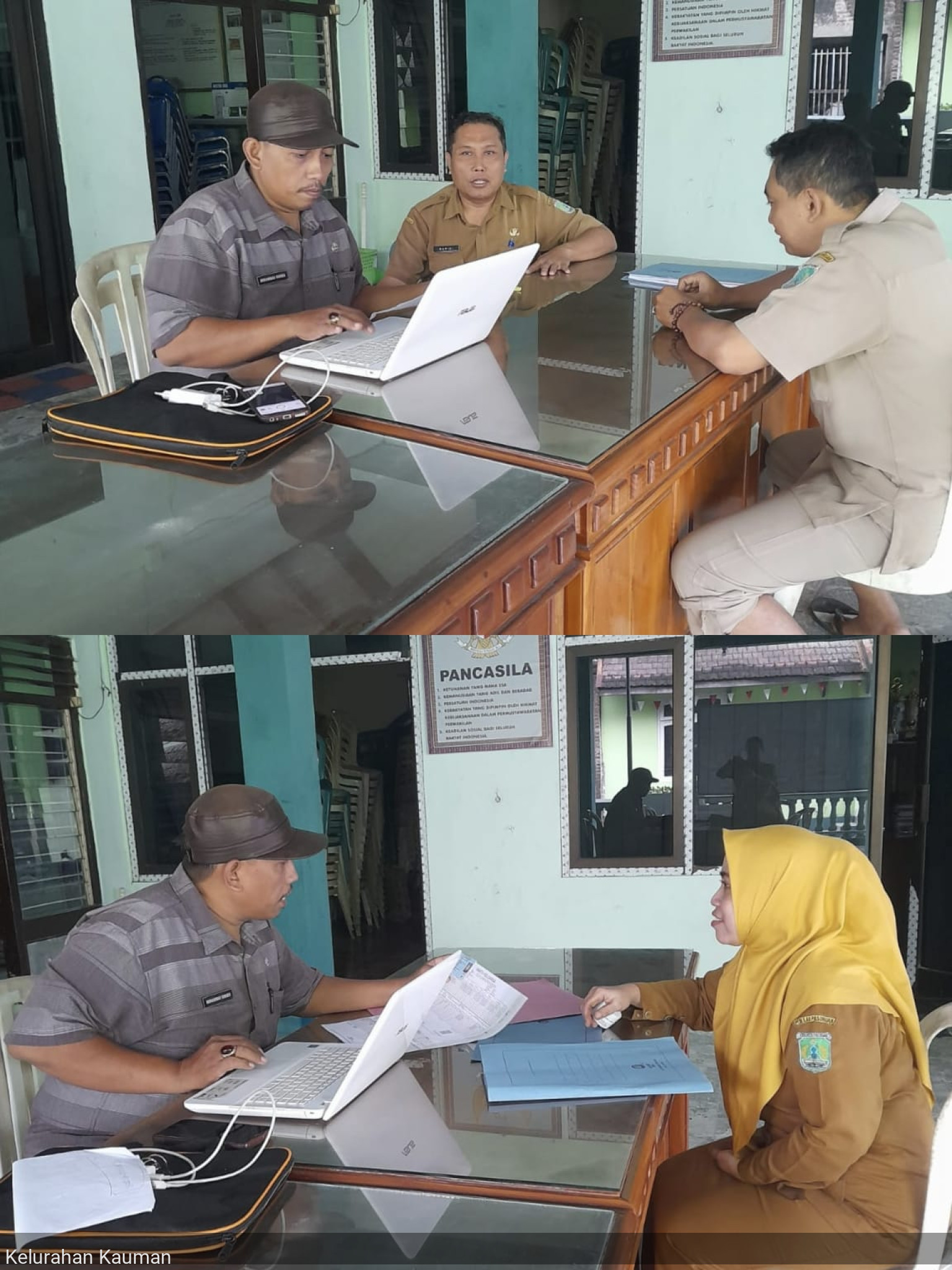 Menerima tamu TKSK Bangil