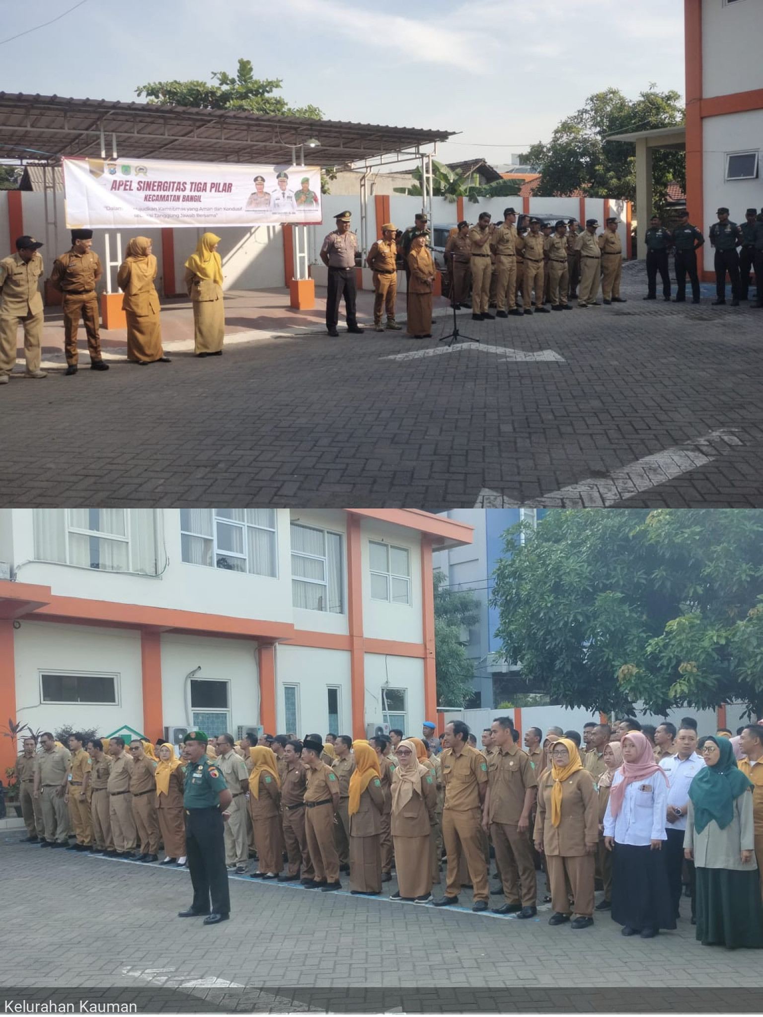 Apel Pagi di Halaman Puskesmas Raci
