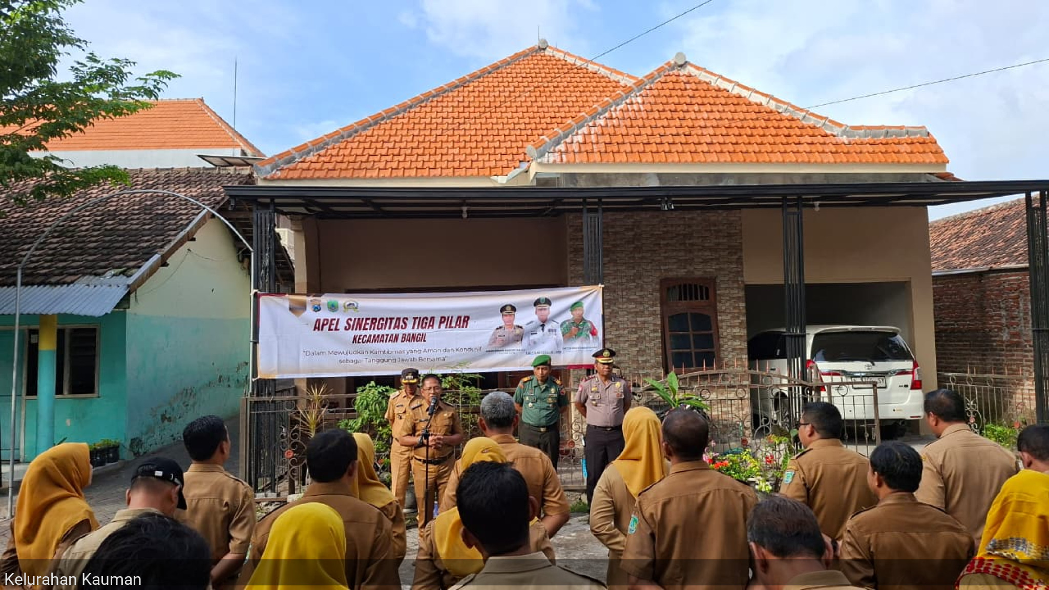Apel Sinergisitas Tiga Pilar di Desa Masangan