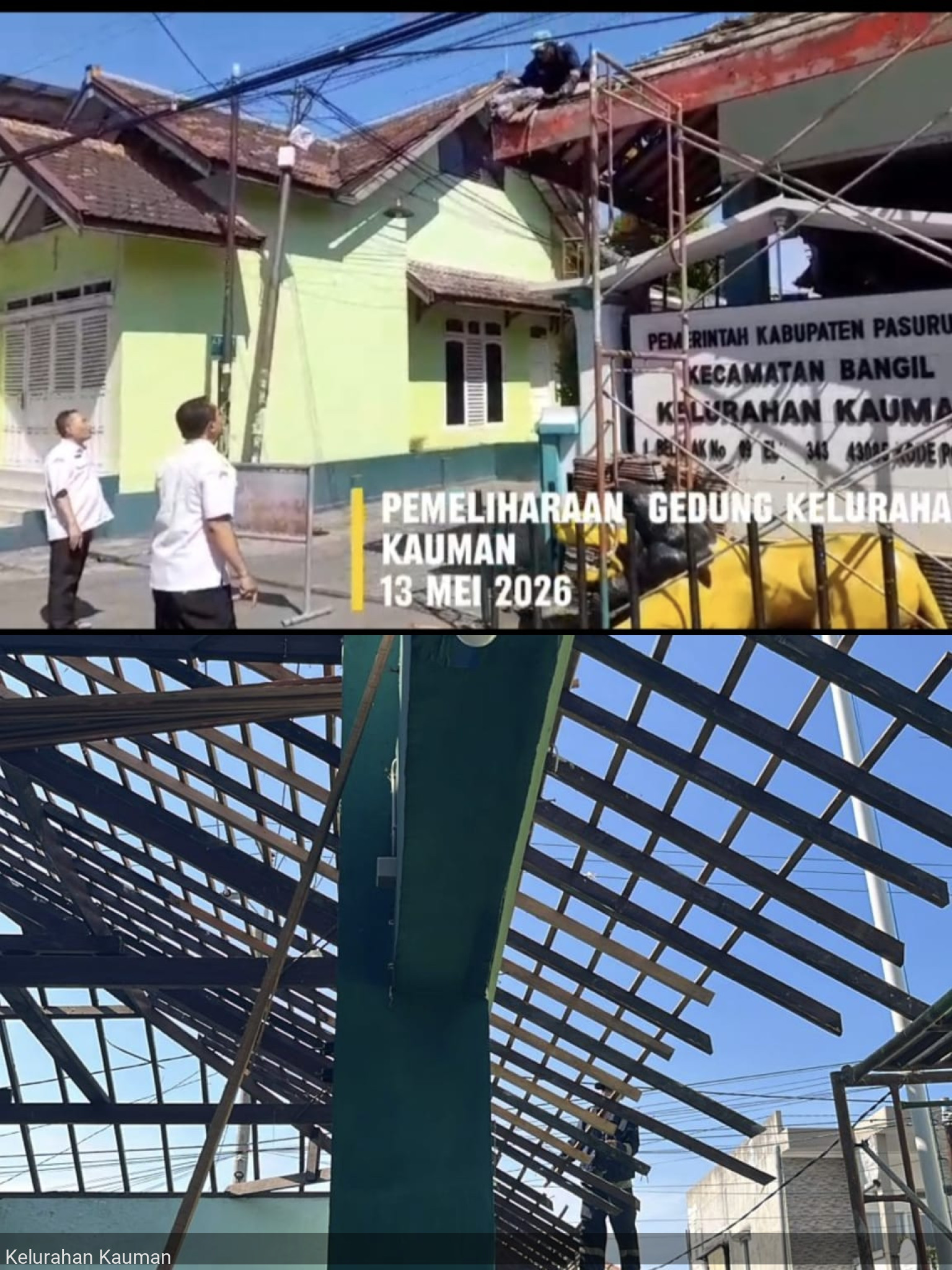 Pemeliharaan Kantor Kelurahan Kauman