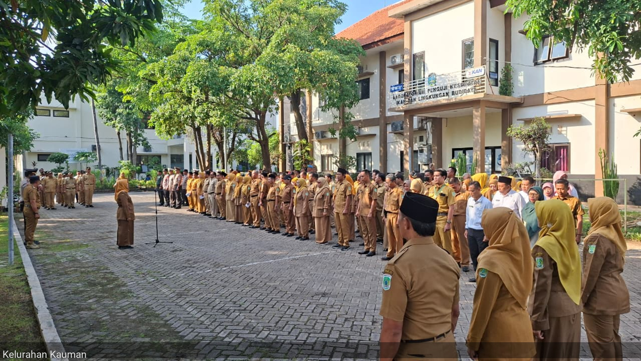 Apel Tiga Pilar Kecamatan Bangil di UPT Perikanan Kalianyar